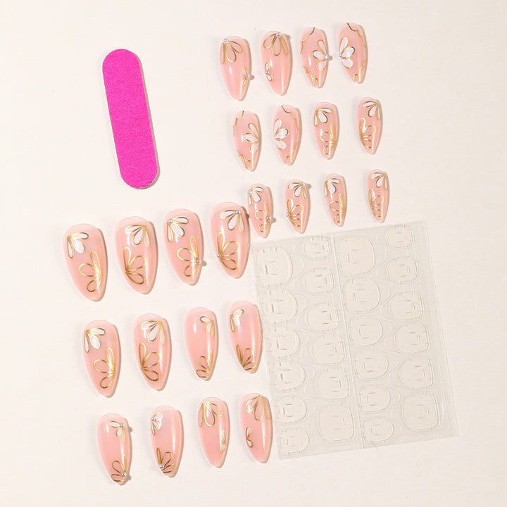Floral-Inspired 3D Nail Art Extensions Stornfield