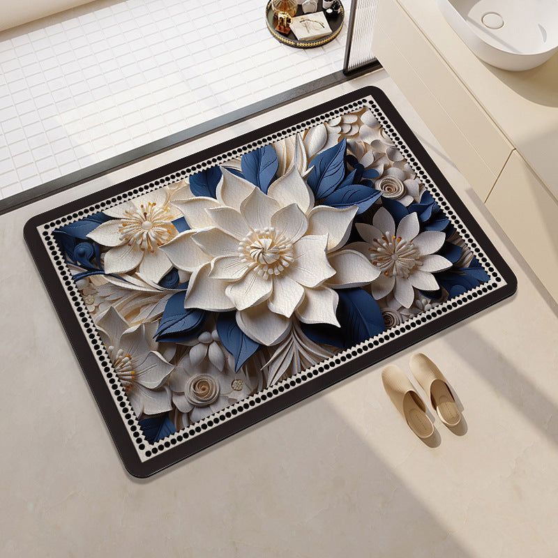 Citrus-Themed Comfort Bath Mat Stornfield