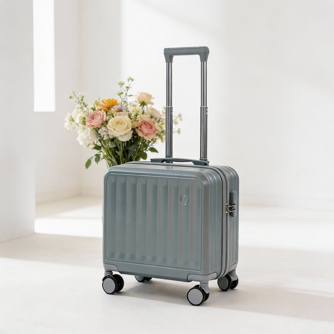 hardshell carry-on suitcase with telescopic handle and 360 degree spinner wheels Stornfield