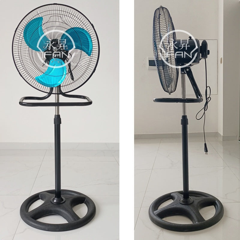 Unisex Stand Fan with flexible height adjustment and quiet operating modes Stornfield