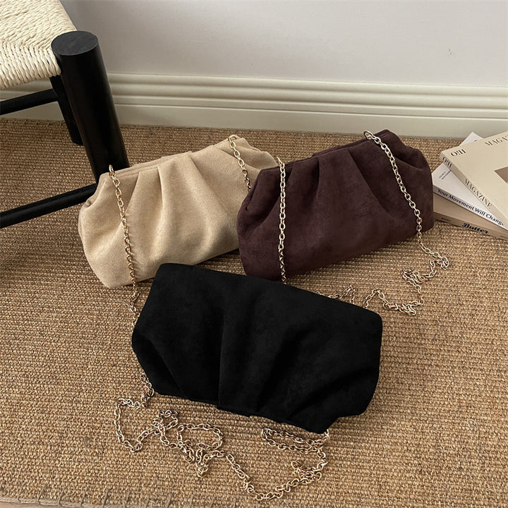 Elegant Suede Mini Shoulder Bag