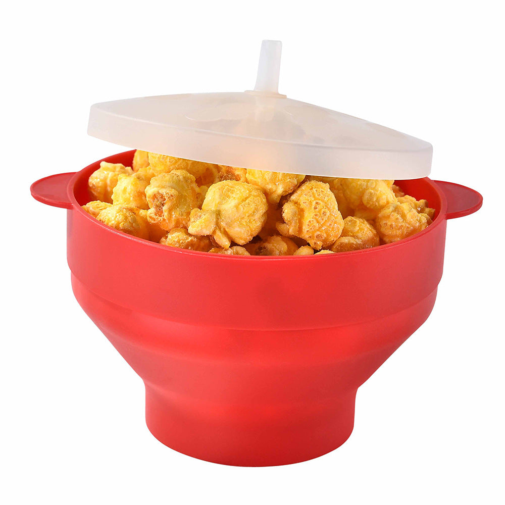 Silicone Popcorn Container with Lid Stornfield