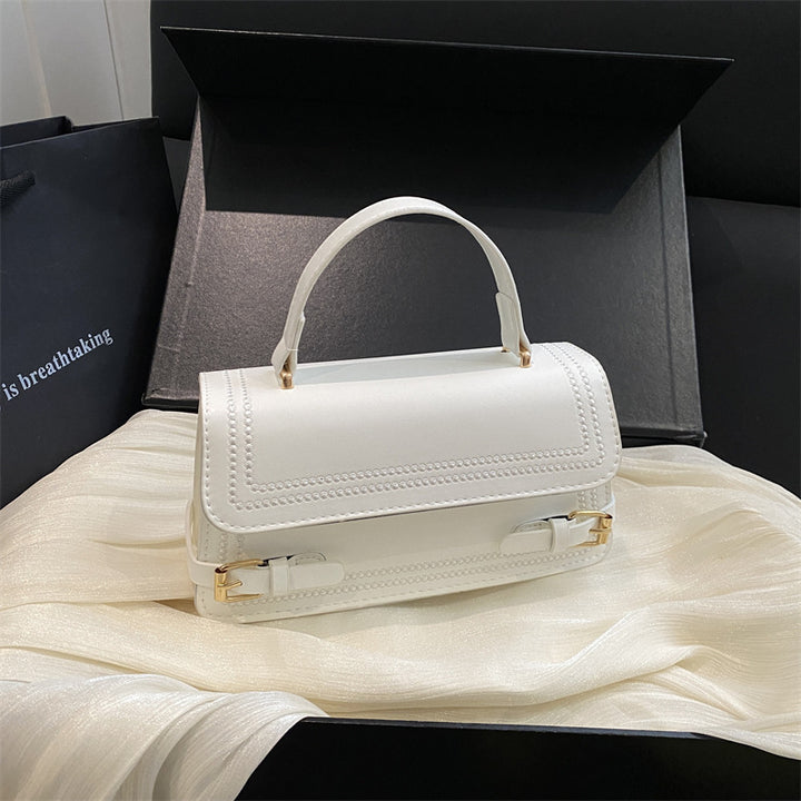 Elegant Structured Handheld Satchel