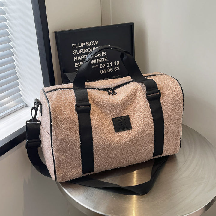 Cozy Fleece-Lined Travel Duffle Bag Stornfield