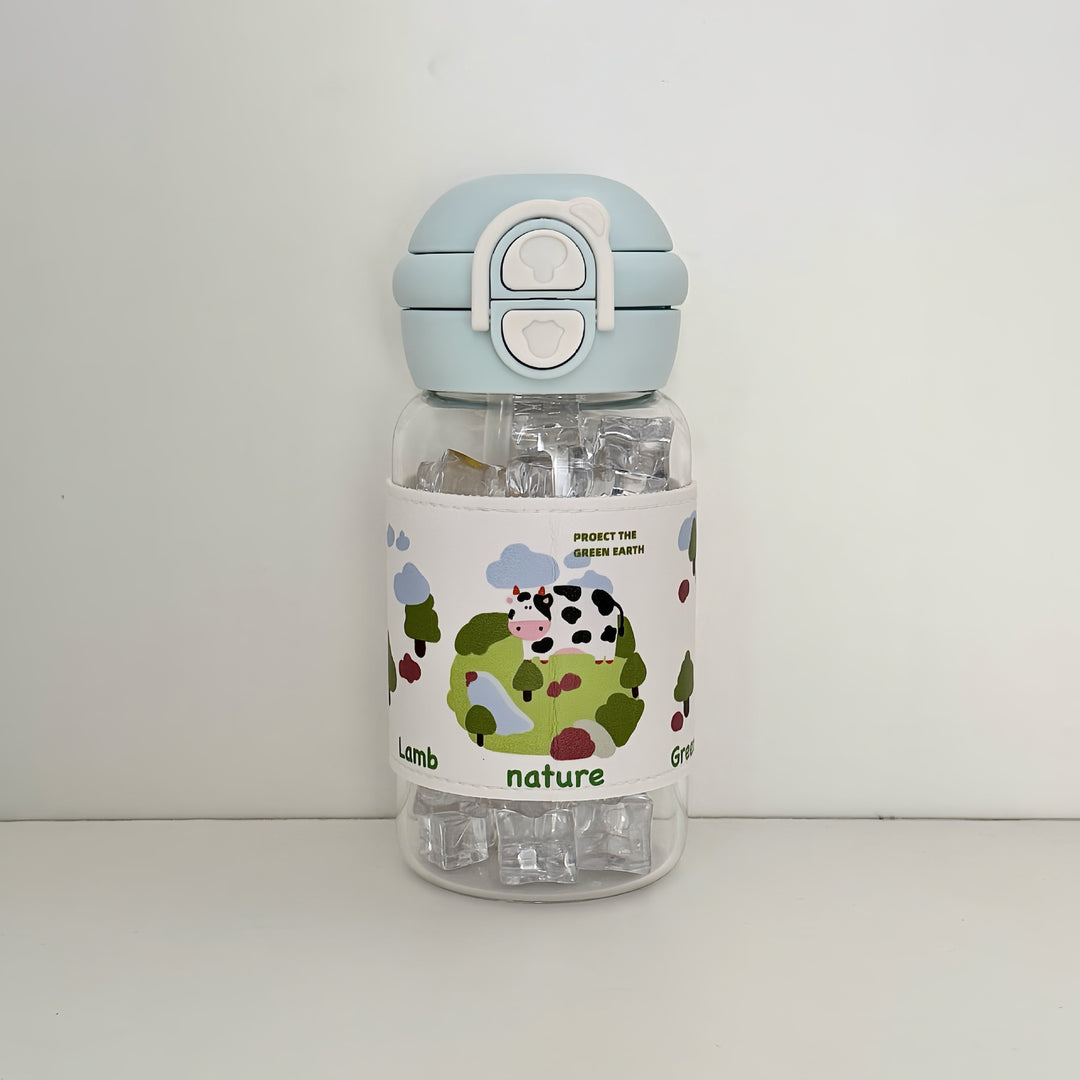 Women's water bottle with creative design and integrated straw Stornfield