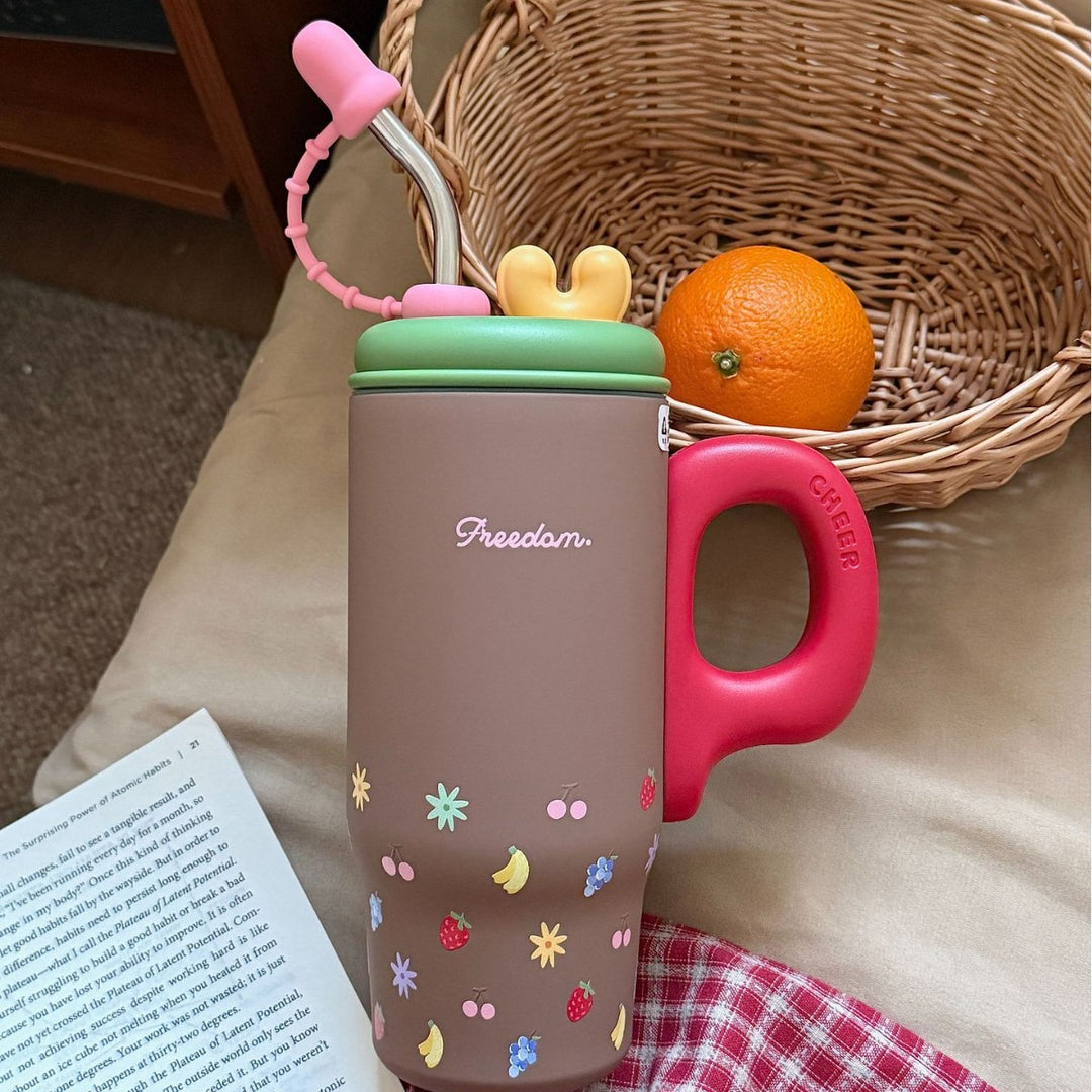 Women's drinking container with cheerful cat design Stornfield