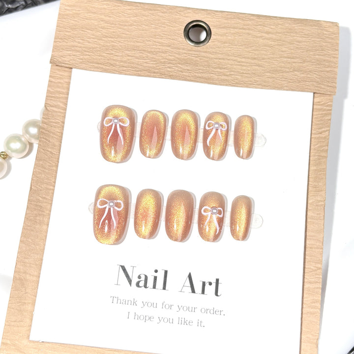 Luxury Press-On Nail Art Set