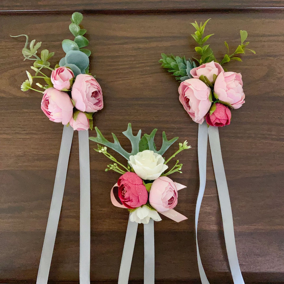 Elegant Floral Hair Corsage