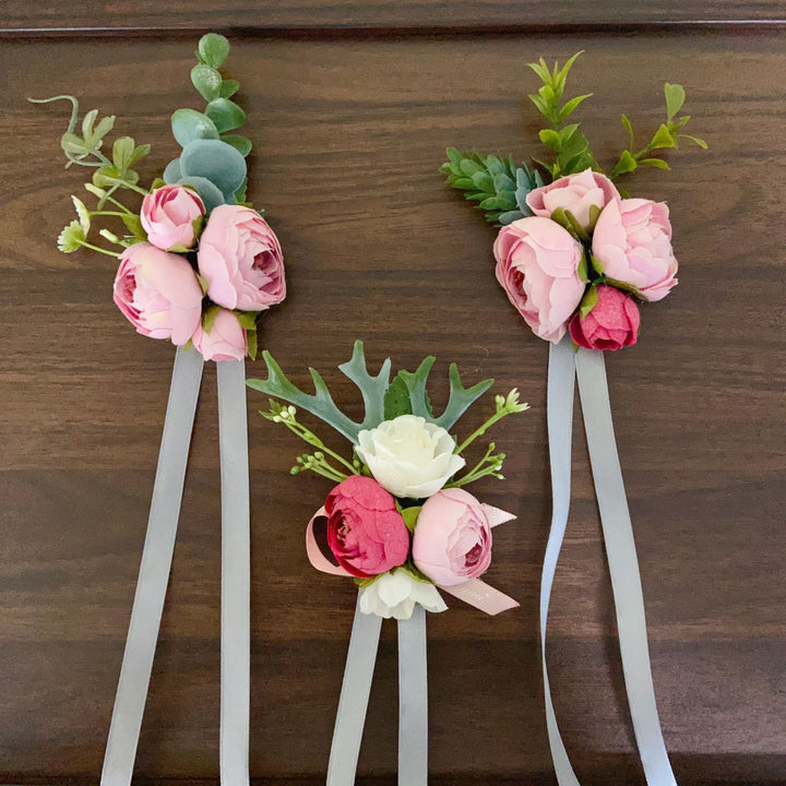 Elegant Floral Hair Corsage