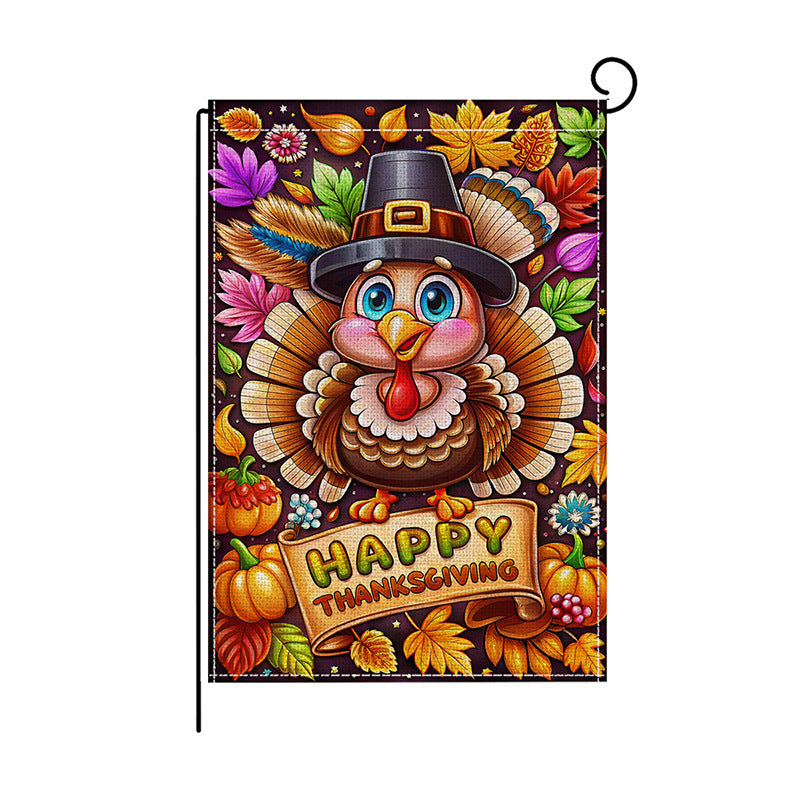 Decorative Double-Sided Garden Flag
