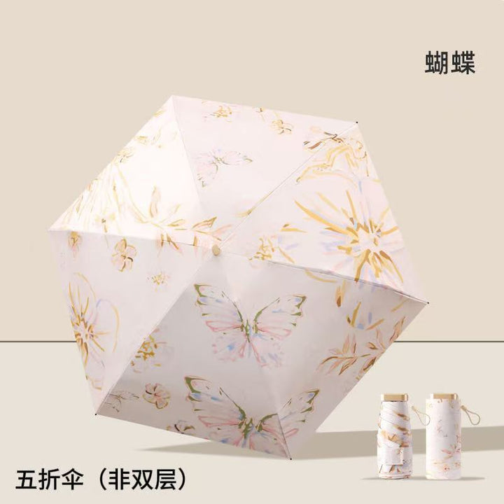 Women's compact UV protection umbrella with state-of-the-art folding mechanism Stornfield