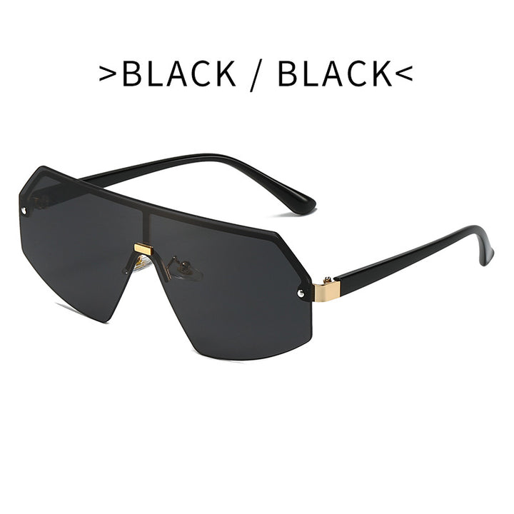 Women futuristic oversized sunglasses with innovative frame Stornfield