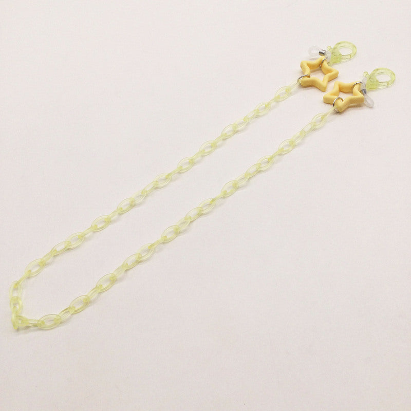 Fashionable glasses holder chain with star pendants Stornfield