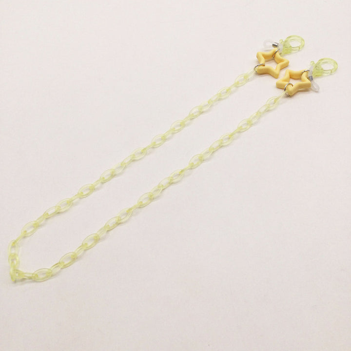 Fashionable glasses holder chain with star pendants Stornfield