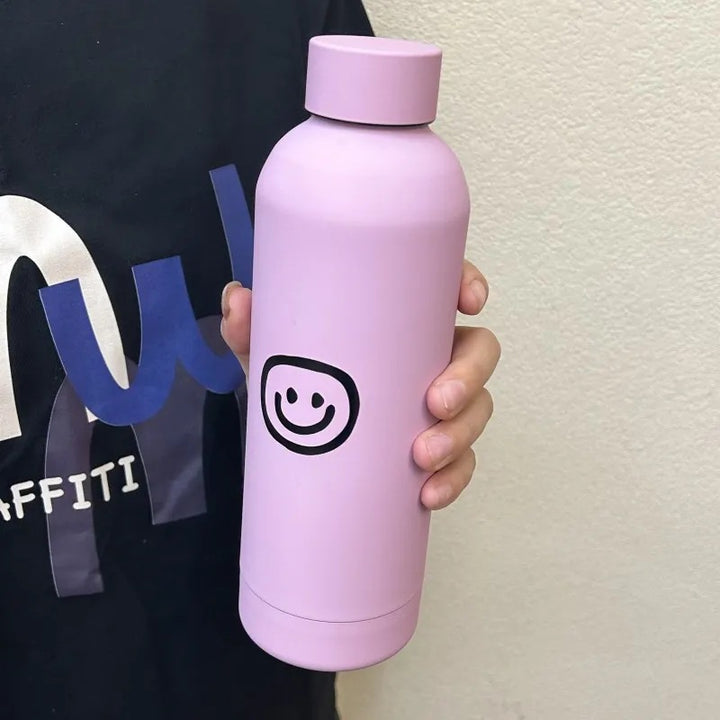 Women's insulated bottle with creative smiley design Stornfield