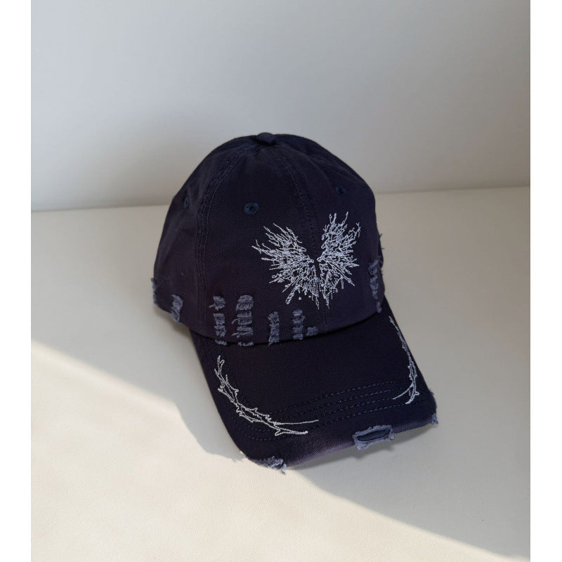 Women's Distressed Graphic Snapback Cap Stornfield