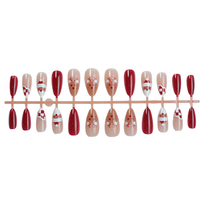 Festive Seasonal Press-On Nail Art Set