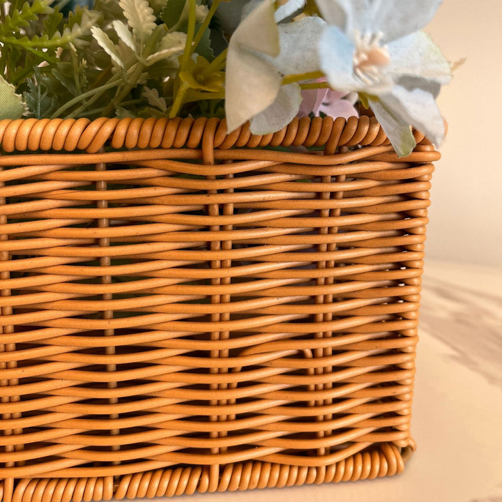 Women Handwoven Basket with Elegant Handle Stornfield