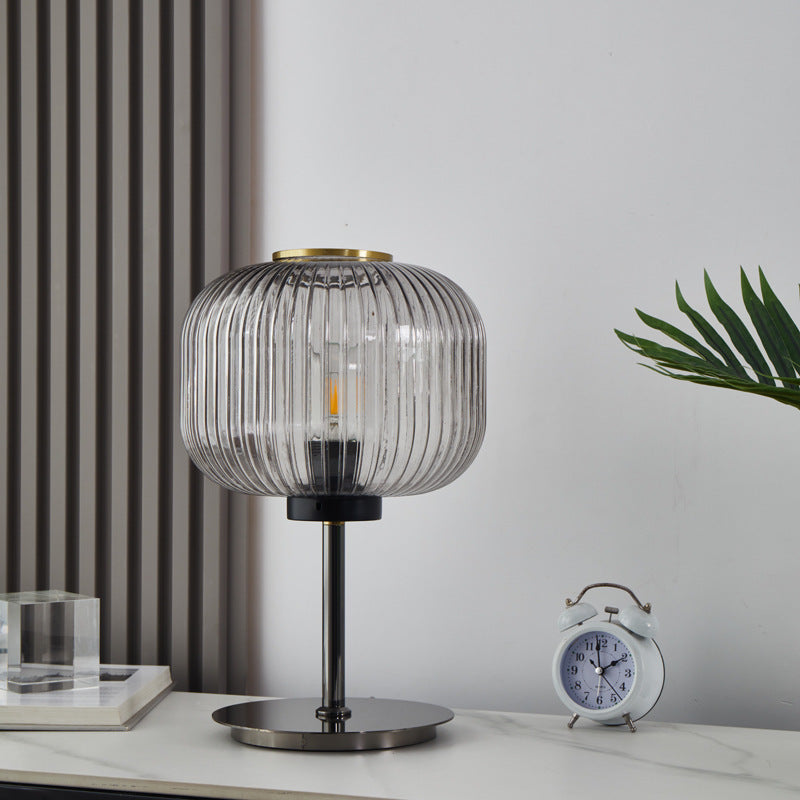 Modern Ribbed Table Lamp
