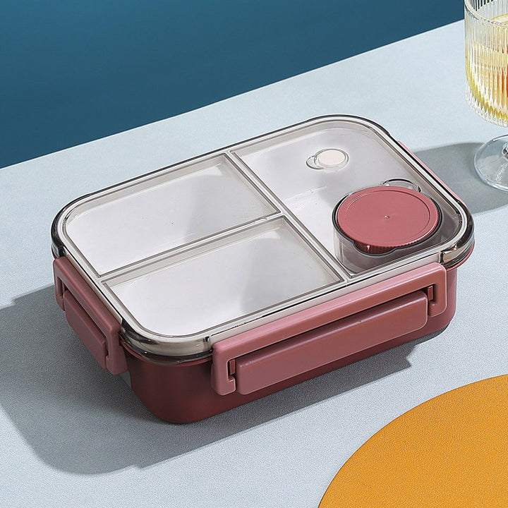 Stainless Steel Bento Box with Leak-Proof Lid