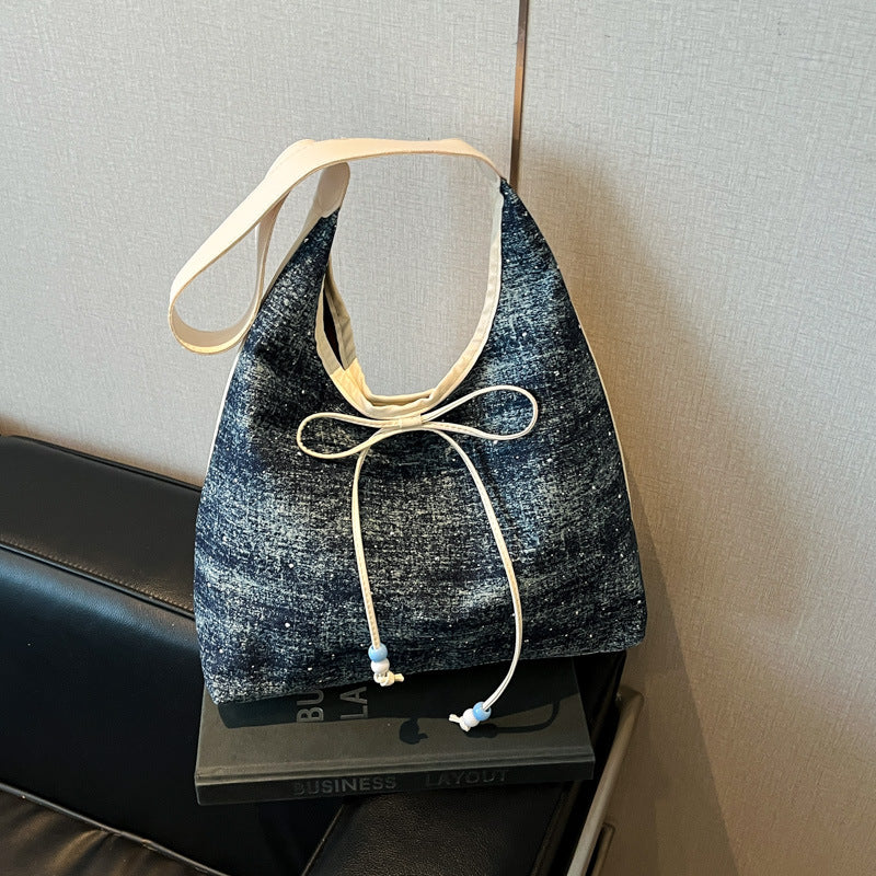 Casual Drawstring Bucket Bag