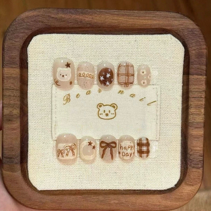 Themed Artistic Press-On Nail Set