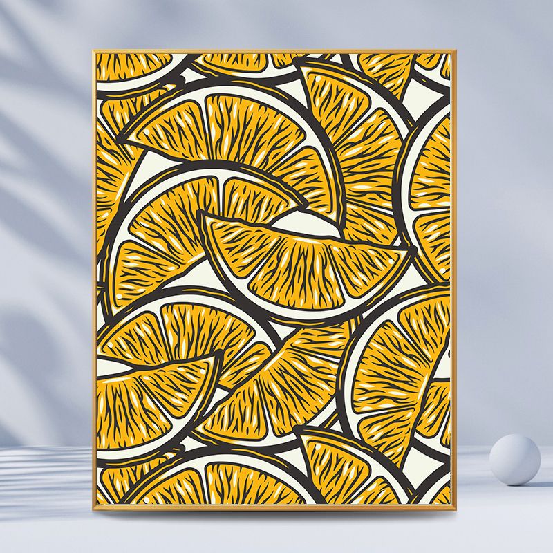 Citrus-Inspired Graphic Art Print Stornfield