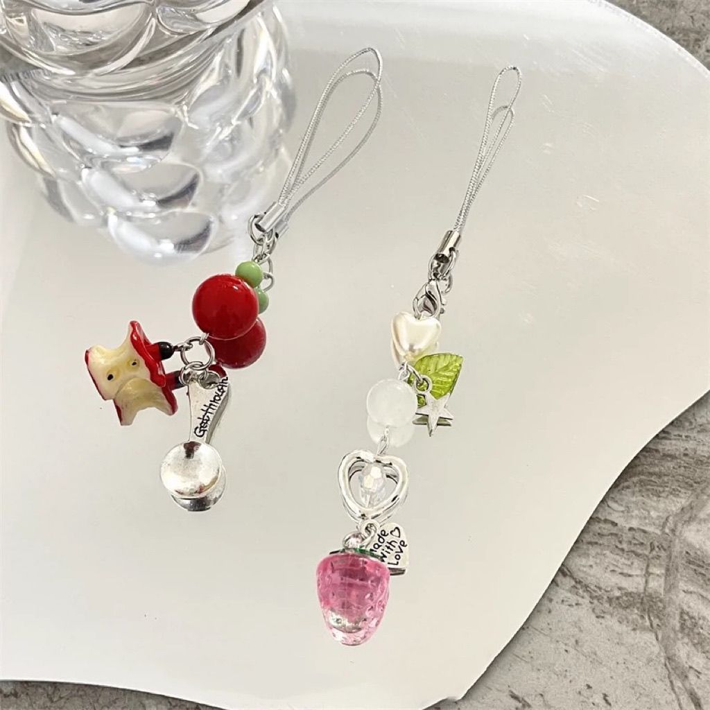 Decorative Fruit-Themed Charm Strap Stornfield