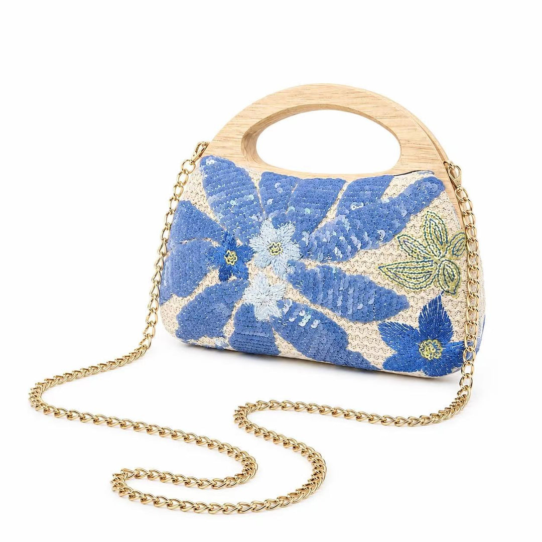 Floral Embellished Handbag