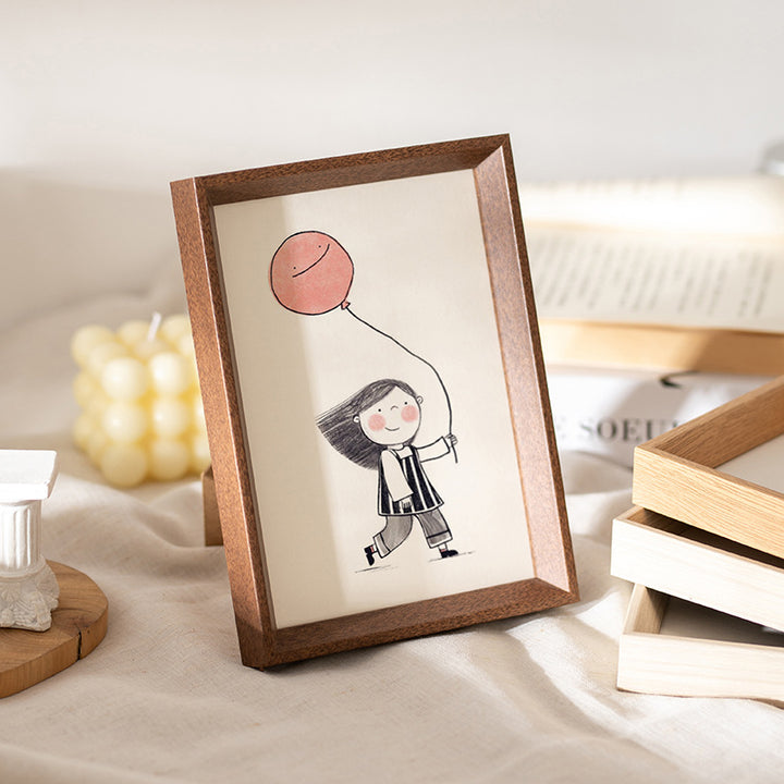 Charming Illustrated Art Frame for Home