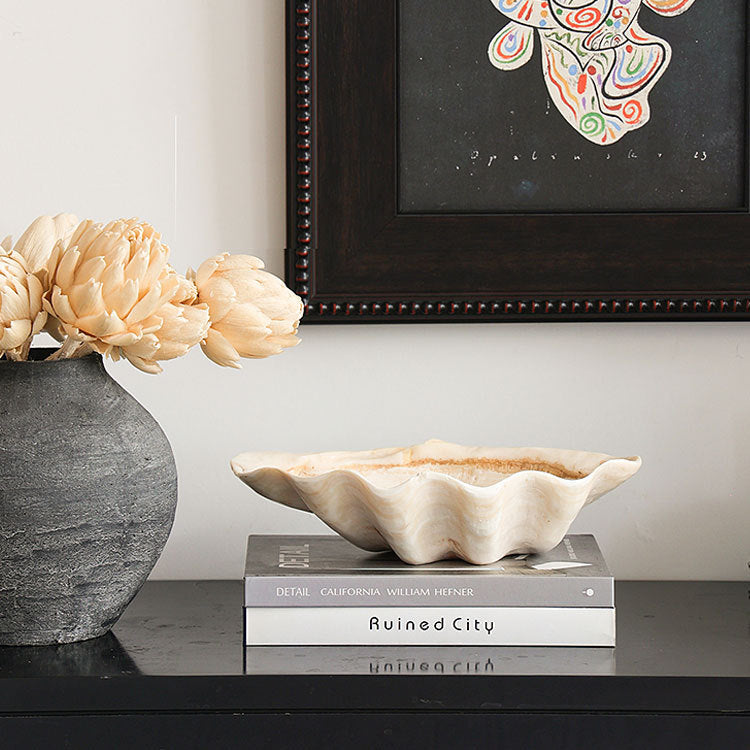 Elegant Shell-Inspired Centerpiece