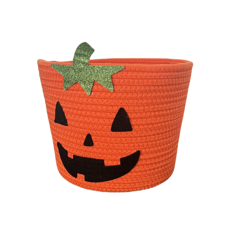 Women's Decorative Storage Basket in Pumpkin Design Stornfield
