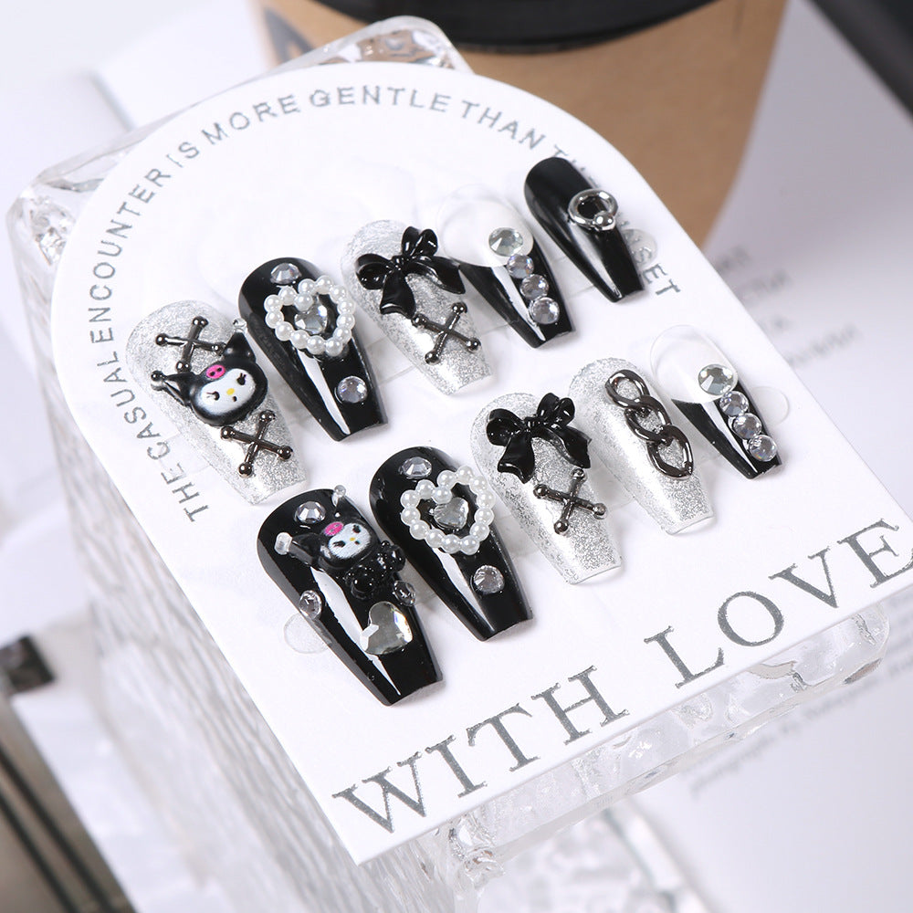 Themed Decorative Press-On Nail Set Stornfield
