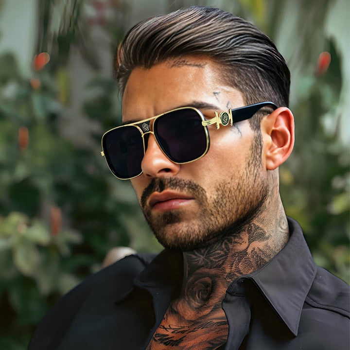 Men's Luxurious Square Frame Sunglasses Stornfield