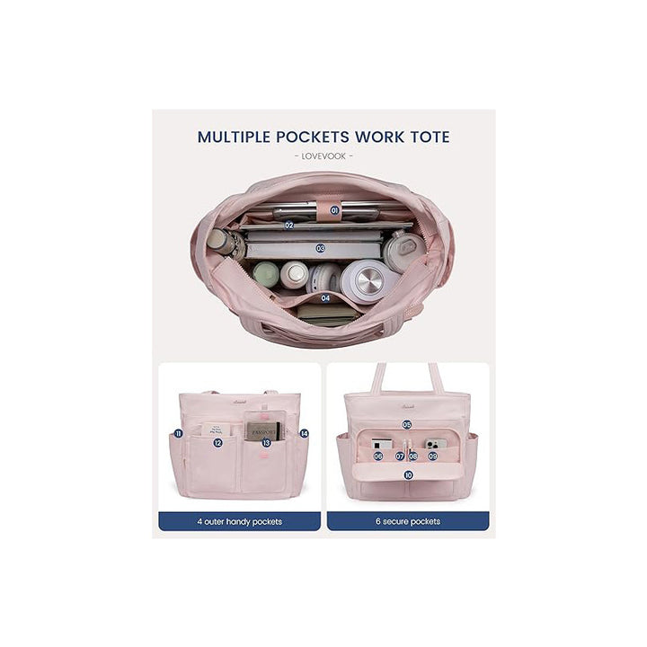 Multifunctional shoulder bag with numerous compartments Stornfield