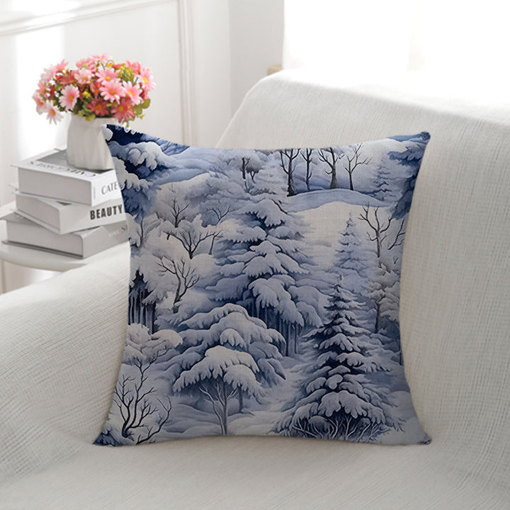 Elegant Floral Decorative Throw Pillow