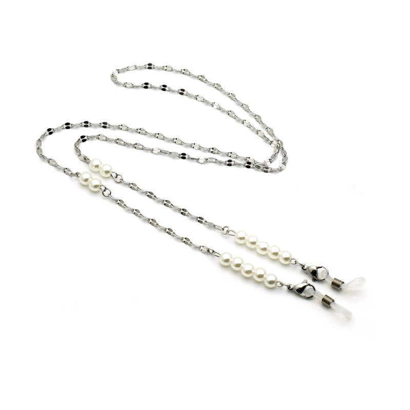 Decorative Pearl-Linked Eyewear Chain Stornfield