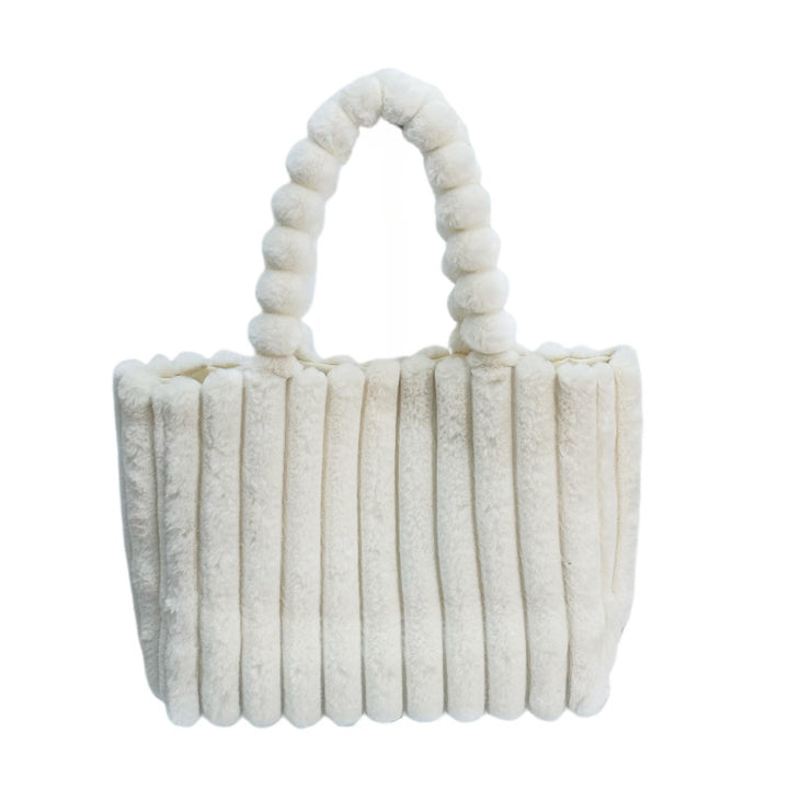 Plush Faux Fur Tote Bag