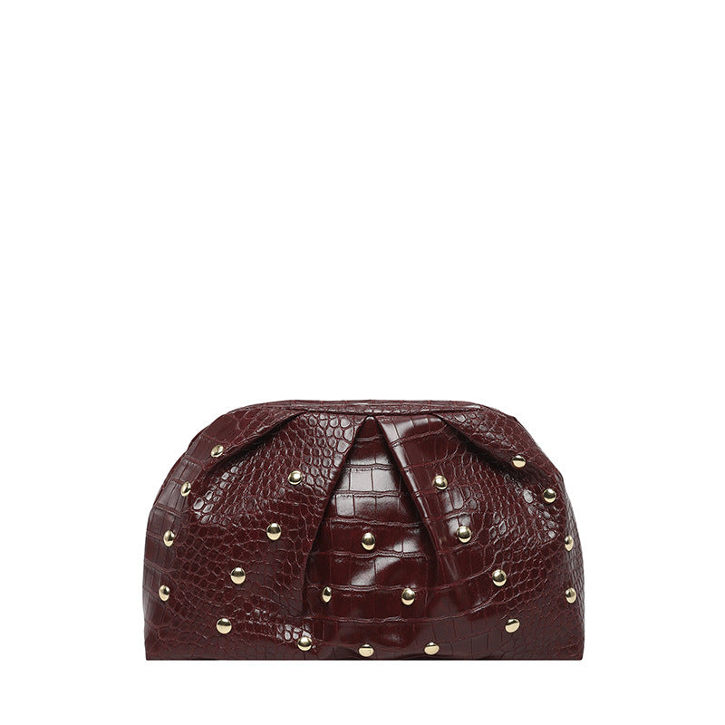 WoElegant Textured Crocodile Pattern Clutch Bag Stornfield