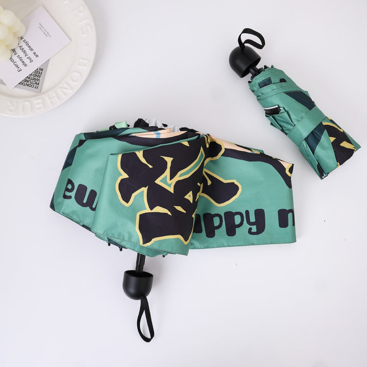 Ladies creative folding umbrella with comic motif Stornfield