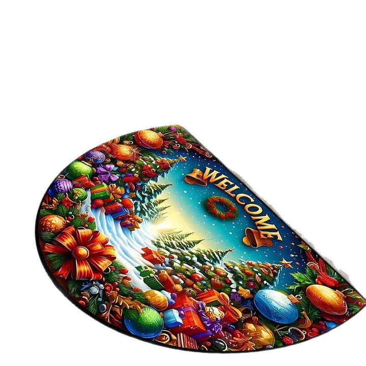 Festive Holiday-Themed Welcome Mat Stornfield