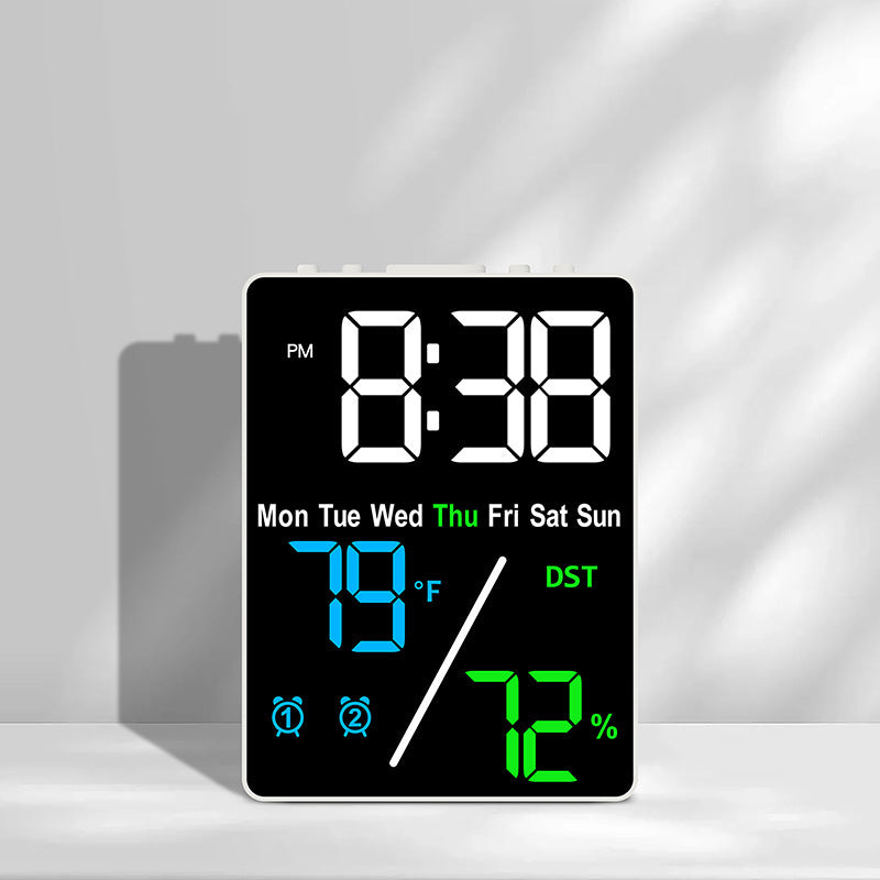 Digital Alarm Clock with Hygrometer and Temperature Display Stornfield