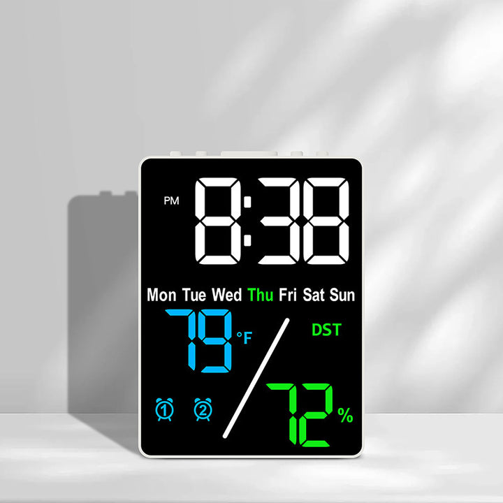 Digital Alarm Clock with Hygrometer and Temperature Display Stornfield
