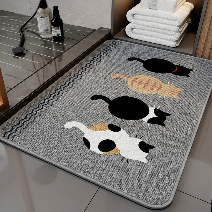 Fun-Themed Bath Mat