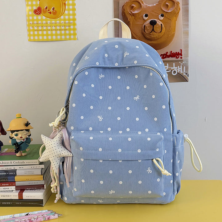 Casual Polka Dot Patterned Backpack Stornfield