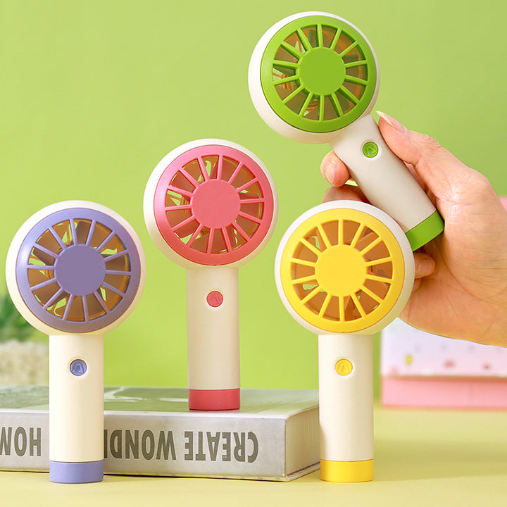 Women's portable hand fan with ergonomic design and quiet operating function Stornfield
