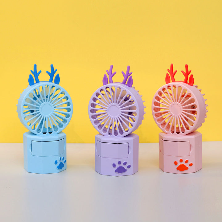 Unisex Portable Mini Fan with Animal Ears and USB Connection Stornfield
