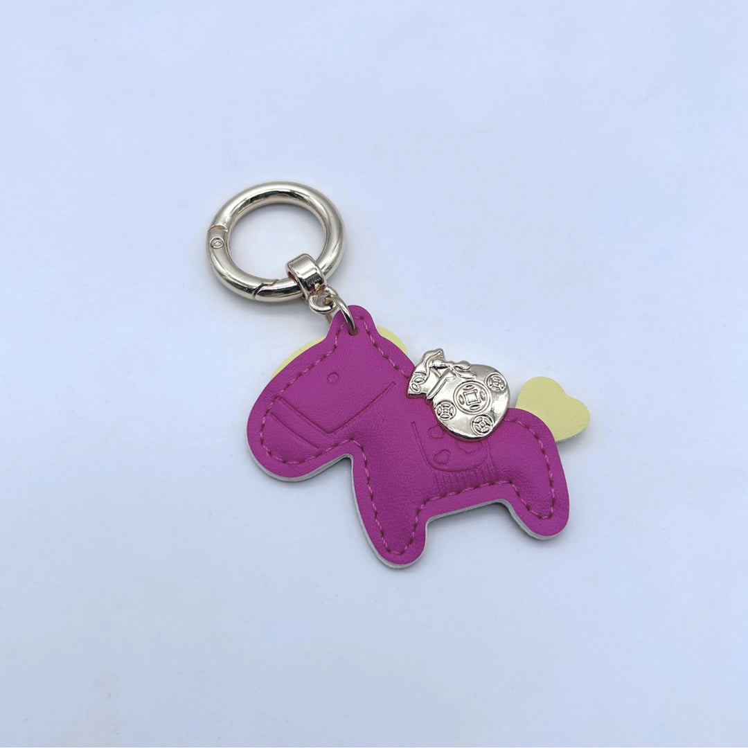 Animal-Shaped Leather Keychain Stornfield