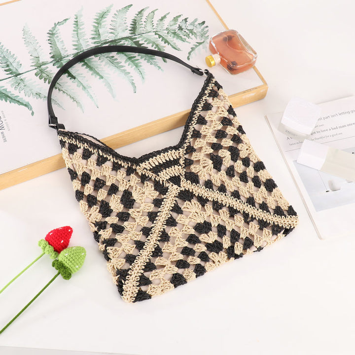Handcrafted macrame shoulder bag with stylish design Stornfield