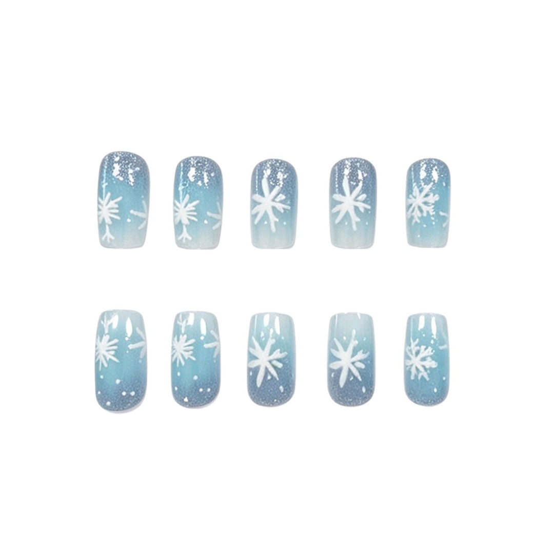 Frosted Snowflake Gel Nail Art Set Stornfield